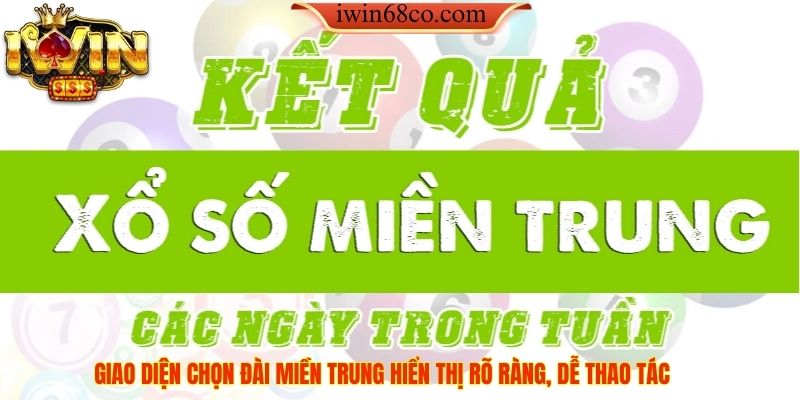 Xổ số miền trung IWIN mang đến trải nghiệm minh bạch hấp dẫn